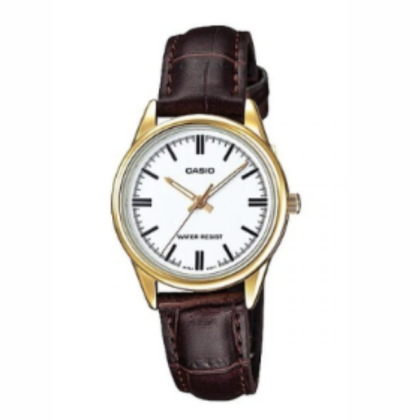 Casio General LTP-V005GL-7AUDF Leather Strap Women Watch